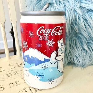 Coca Cola, Can, Ceramic, Cookie Jar, 2005, Coca Cola Polar,‎ Bear, Design